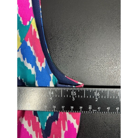 Lilly Pulitzer Kirkland Hearts a Flutter Chevron Stripe Dress Size 4 - Picture 5 of 5